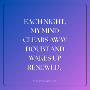 morning affirmation image
