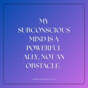 daily morning affirmations image