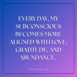 positive affirmations for subconscious mind image