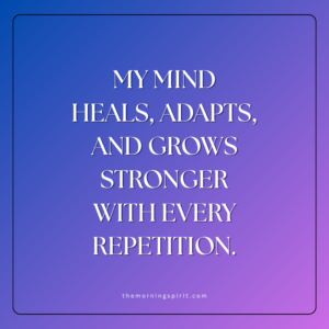 positive morning affirmation image