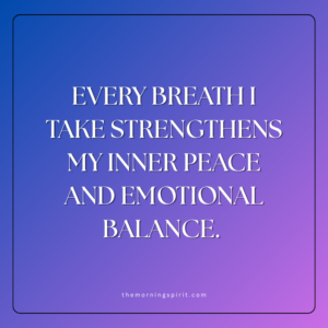 Morning positive affirmations image