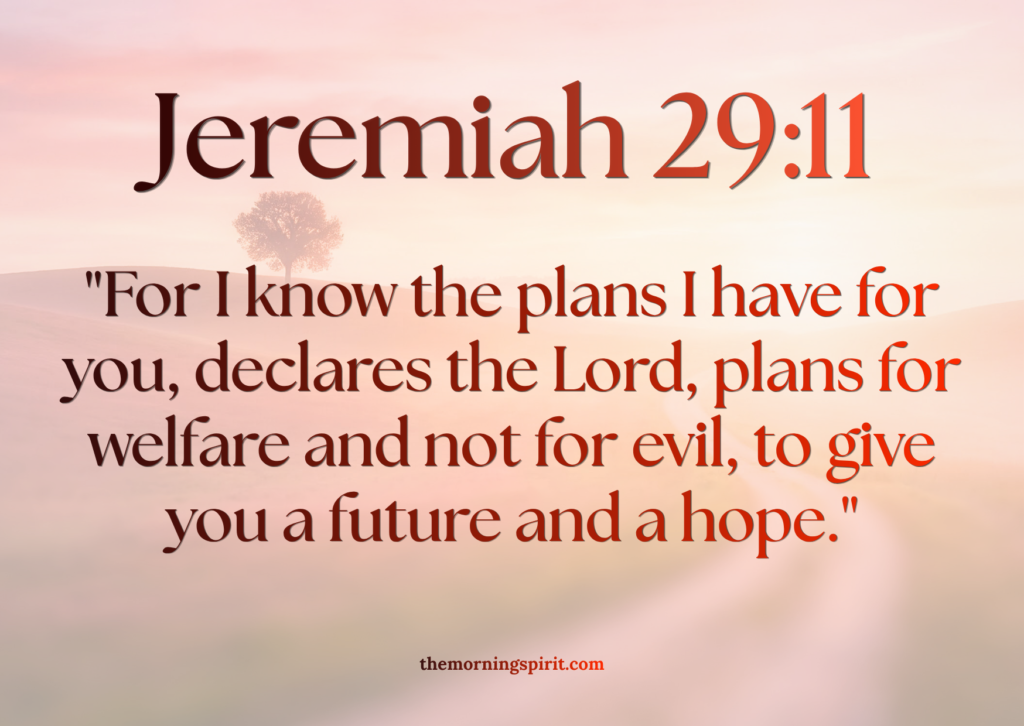 Jeremiah 29:11 daily bible verses images