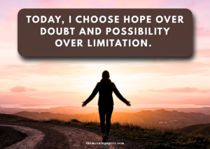 morning affirmations image